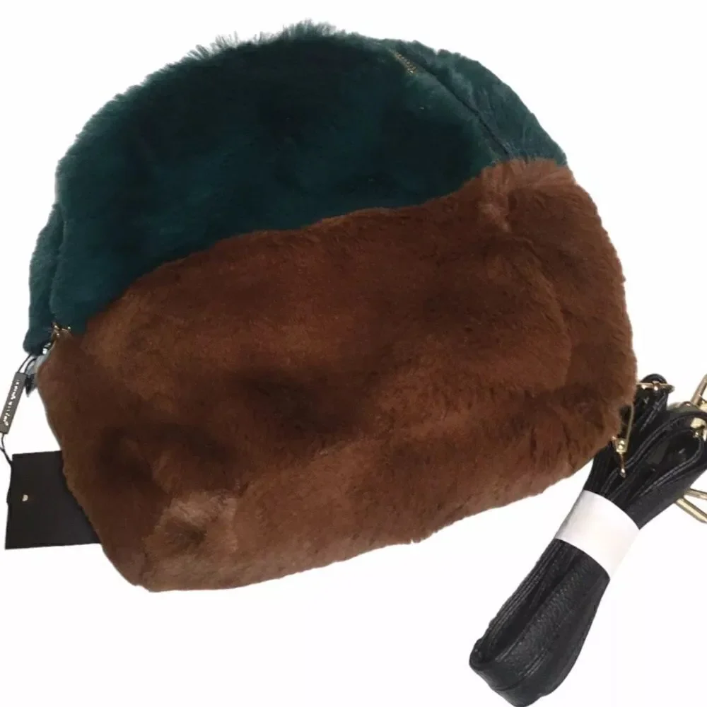 Do Everything in love faux fur back pack NWT